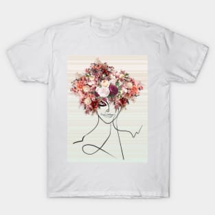 Flower Head Woman T-Shirt